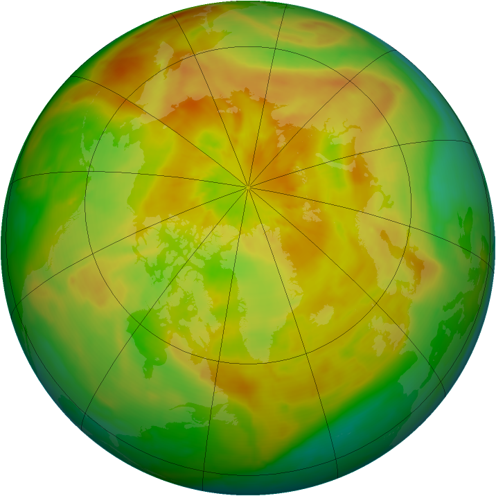 Arctic ozone map for 10 May 2014